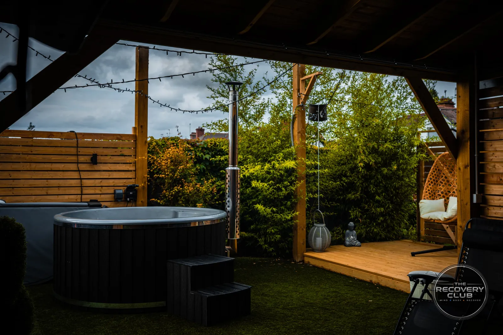 The hot jacuzzi